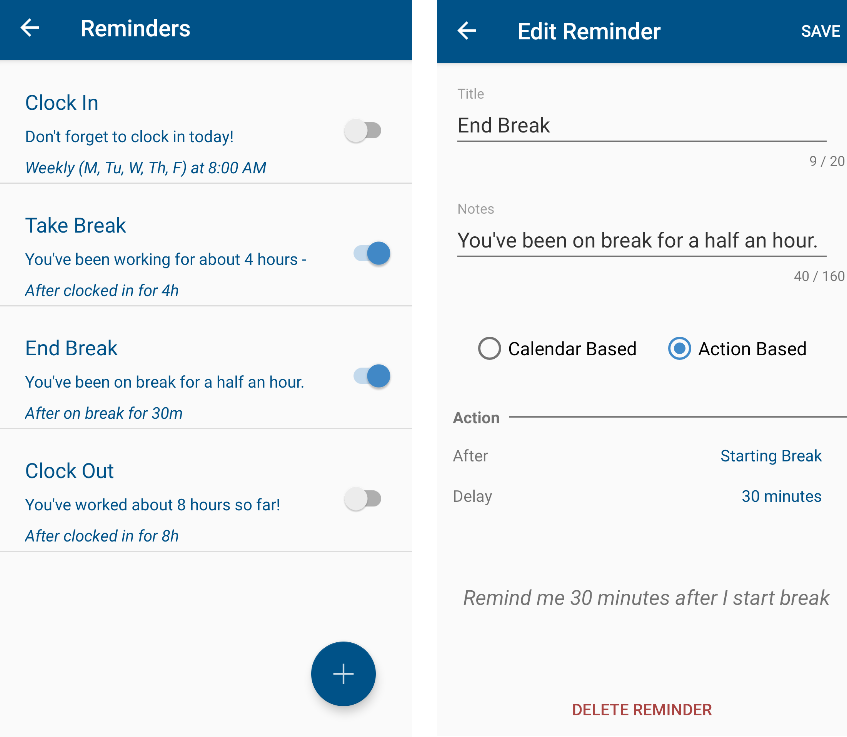 How to Use Mobile Employee Reminders